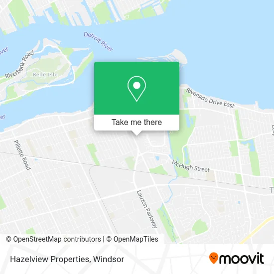 Hazelview Properties map