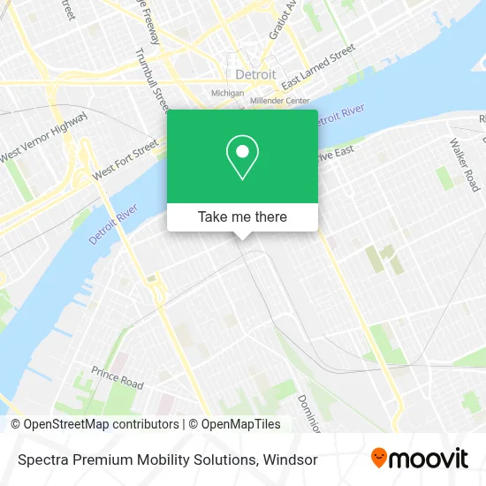 Spectra Premium Mobility Solutions map