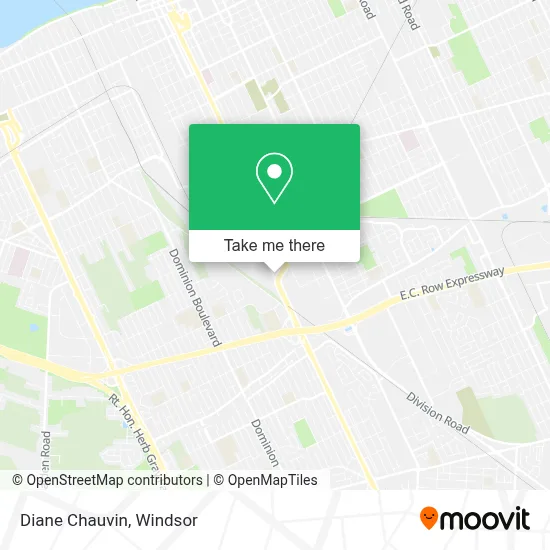 Diane Chauvin map