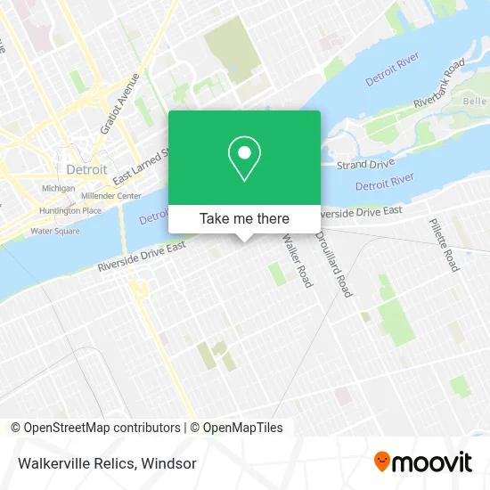 Walkerville Relics map