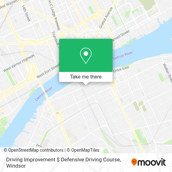 Driving Improvement $ Defensive Driving Course map