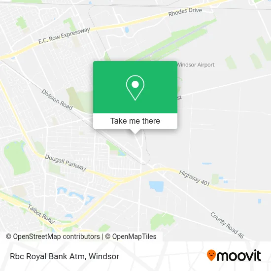Rbc Royal Bank Atm map