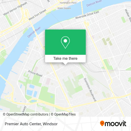Premier Auto Center map