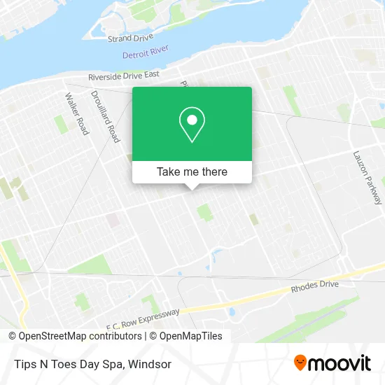 Tips N Toes Day Spa map