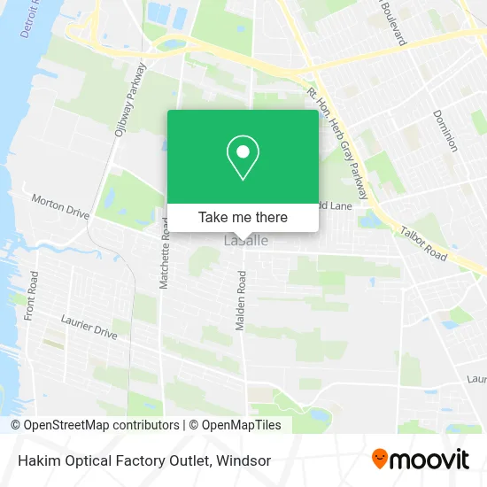 Hakim Optical Factory Outlet map