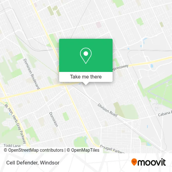 Cell Defender map