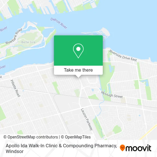 Apollo Ida Walk-In Clinic & Compounding Pharmacy map