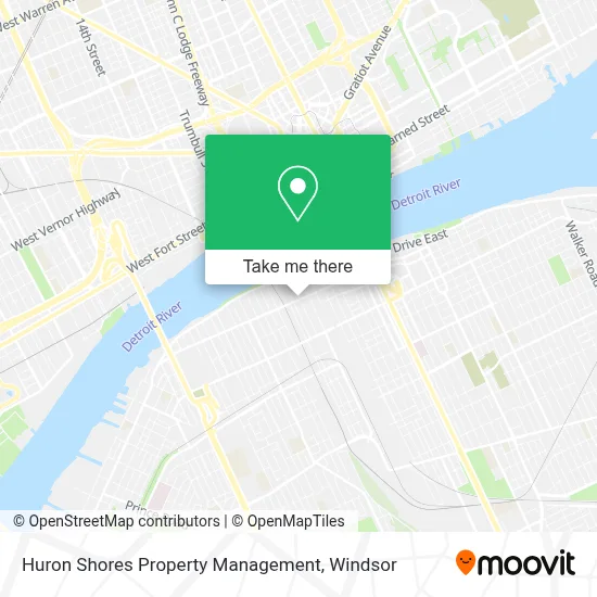 Huron Shores Property Management map