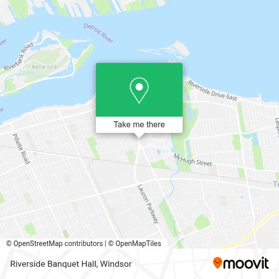 Riverside Banquet Hall map