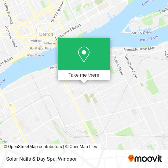 Solar Nails & Day Spa map