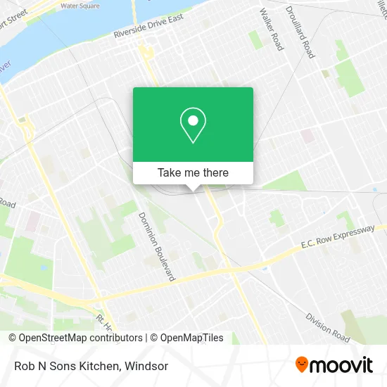 Rob N Sons Kitchen map