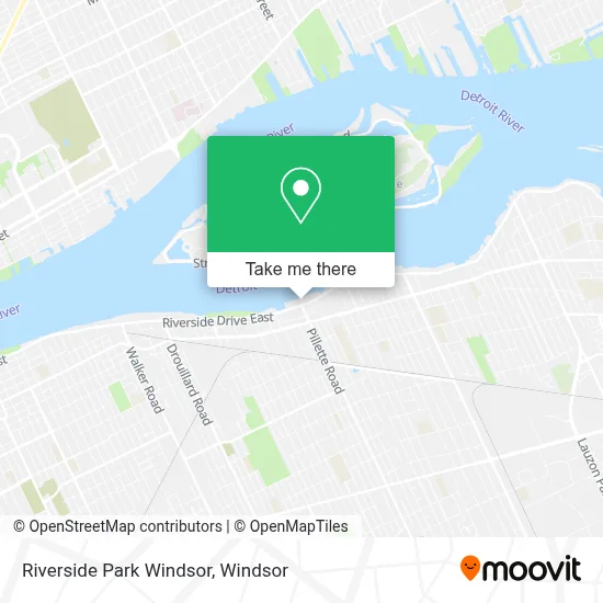 Riverside Park Windsor map