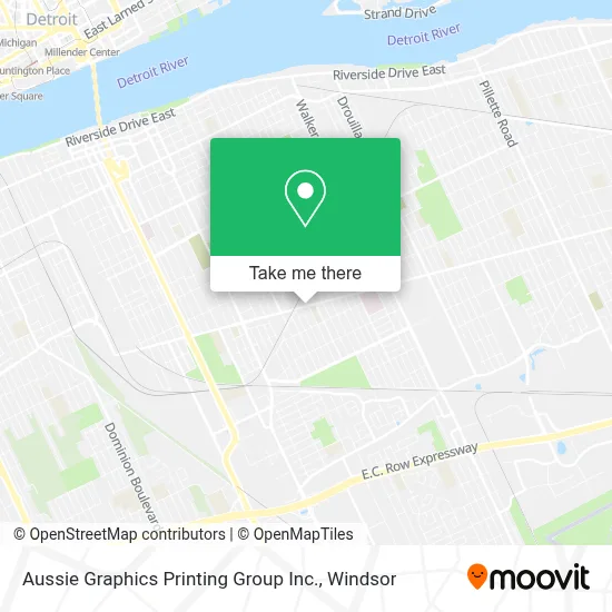Aussie Graphics Printing Group Inc. map