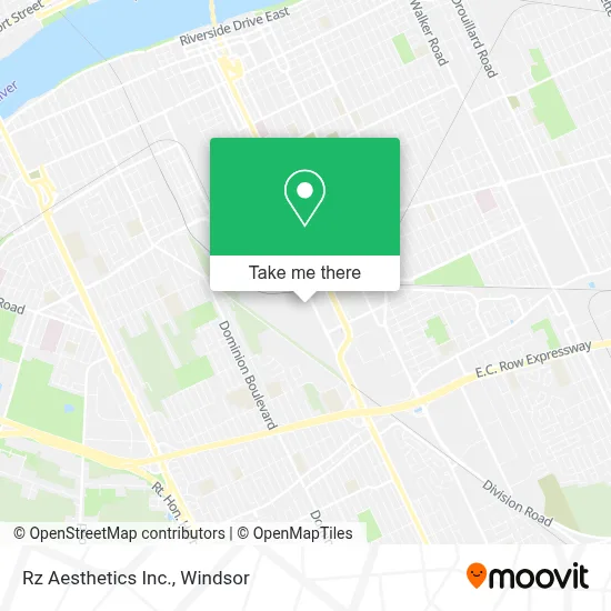 Rz Aesthetics Inc. map