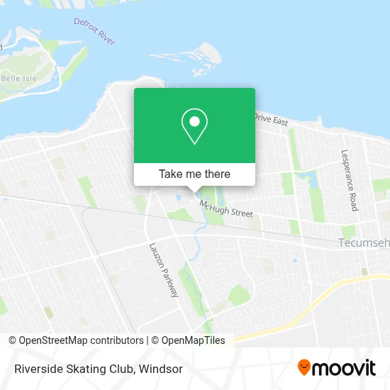 Riverside Skating Club map