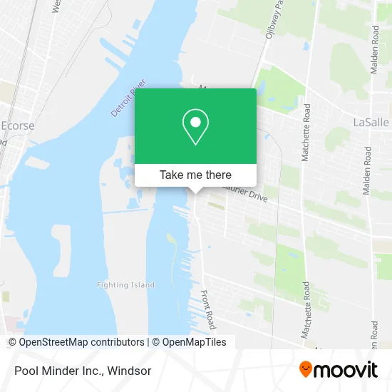 Pool Minder Inc. map