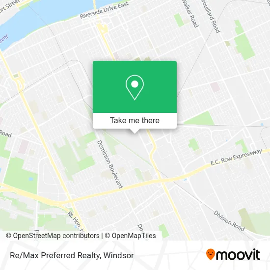 Re/Max Preferred Realty map