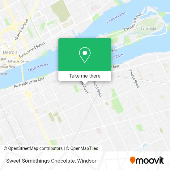 Sweet Somethings Chocolate map
