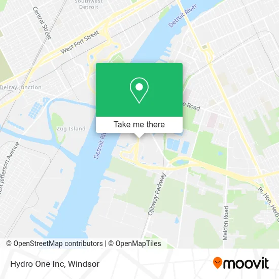 Hydro One Inc map