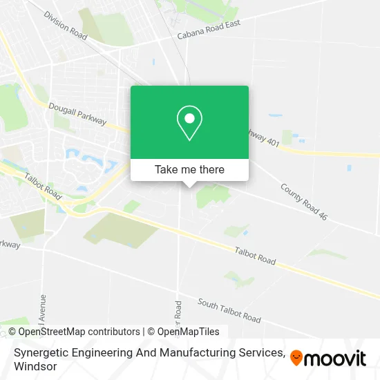 Synergetic Engineering And Manufacturing Services map