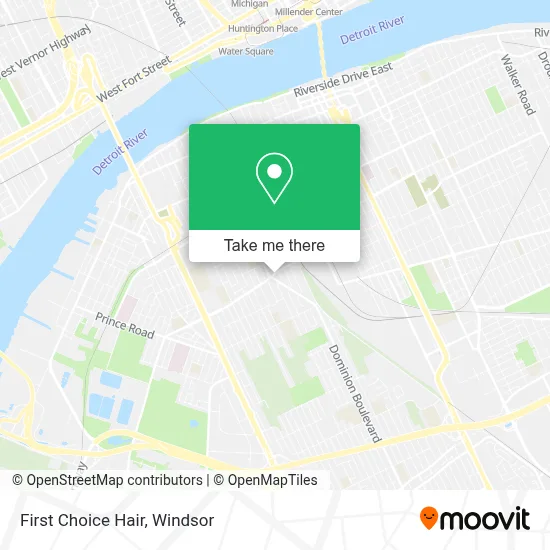First Choice Hair map