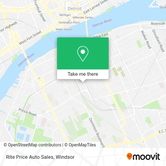 Rite Price Auto Sales map