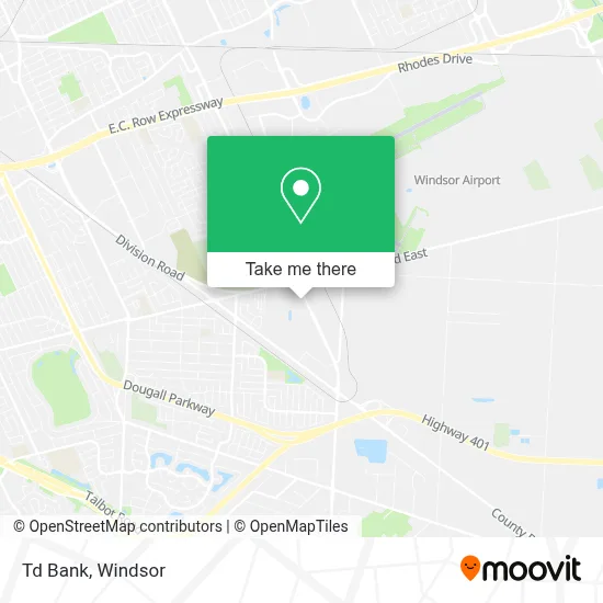 Td Bank map