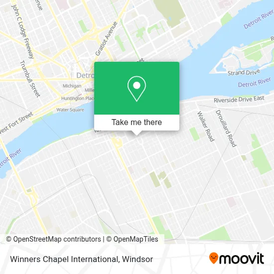 Winners Chapel International map