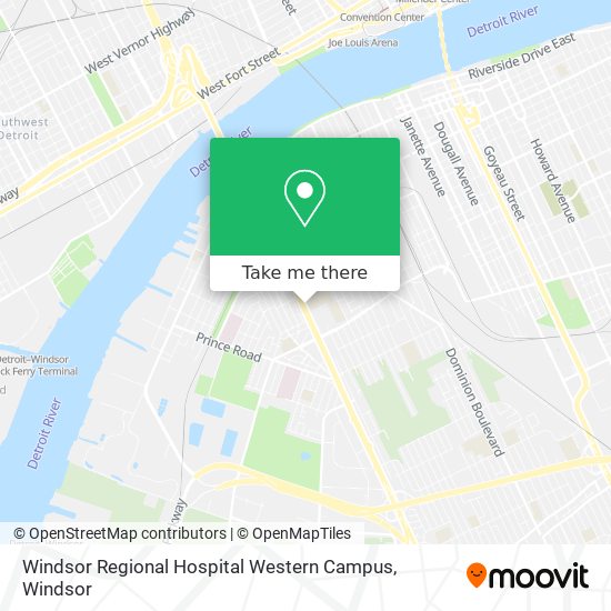 Windsor Regional Hospital Western Campus plan
