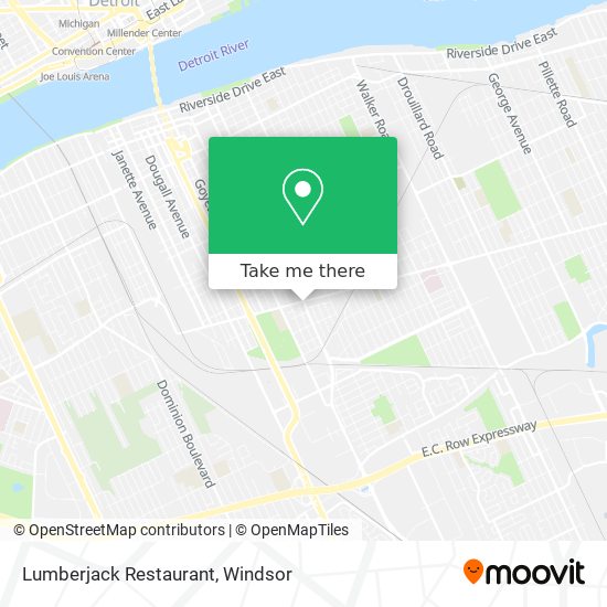 Lumberjack Restaurant plan