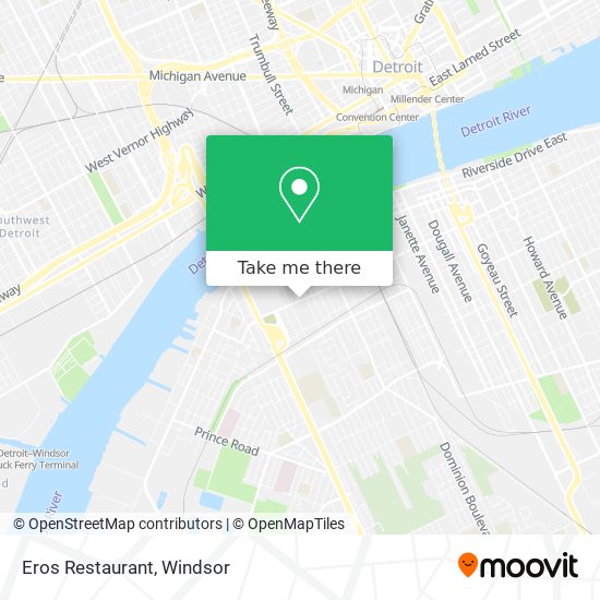 Eros Restaurant map
