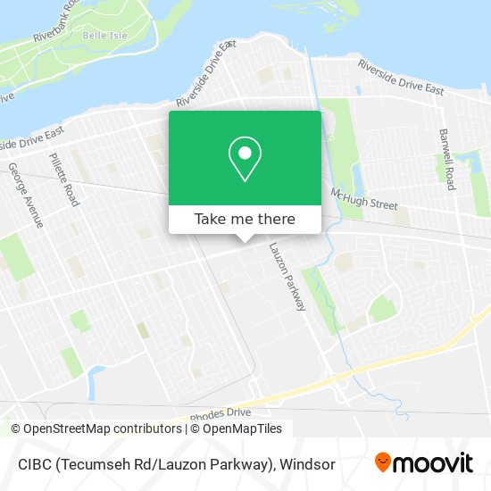 CIBC (Tecumseh Rd / Lauzon Parkway) map