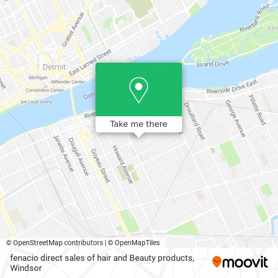 fenacio direct sales of hair and Beauty products map