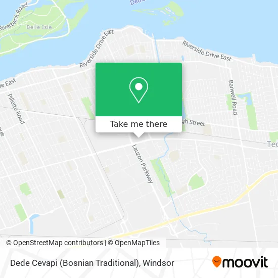 Dede Cevapi (Bosnian Traditional) map