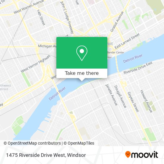 1475 Riverside Drive West plan