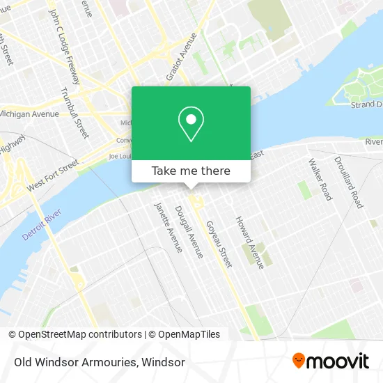 Old Windsor Armouries map