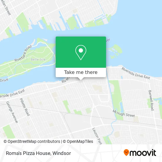 Roma's Pizza House map