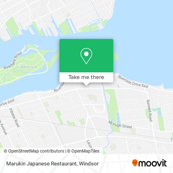 Marukin Japanese Restaurant plan