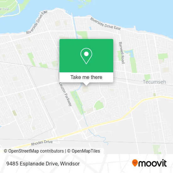 9485 Esplanade Drive map