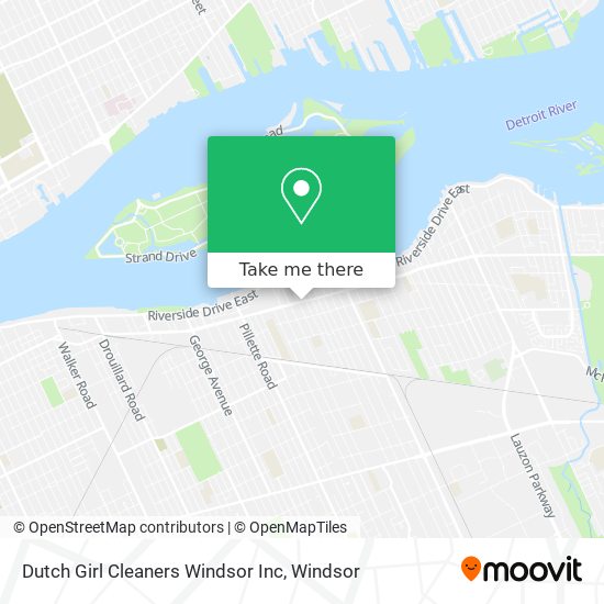 Dutch Girl Cleaners Windsor Inc map