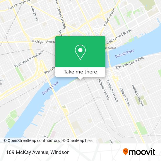 169 McKay Avenue map