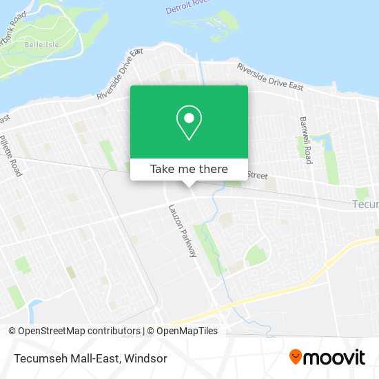 Tecumseh Mall-East map