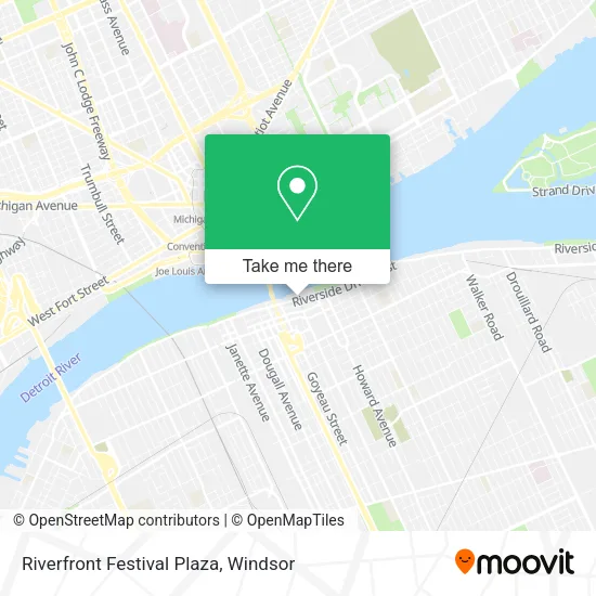 Riverfront Festival Plaza map