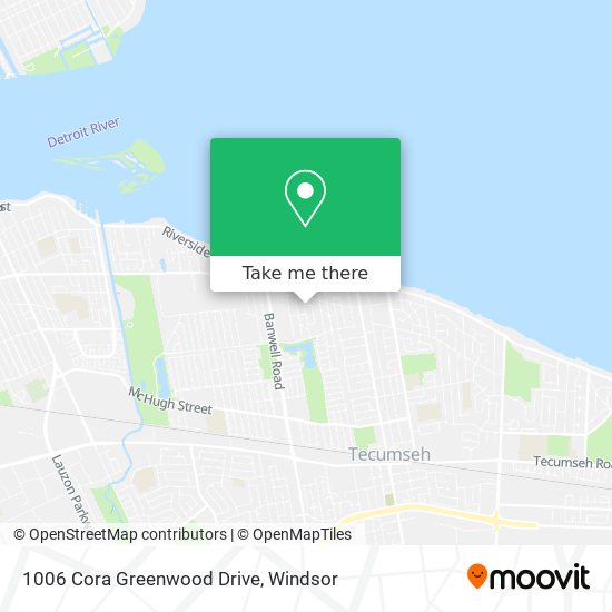 1006 Cora Greenwood Drive map