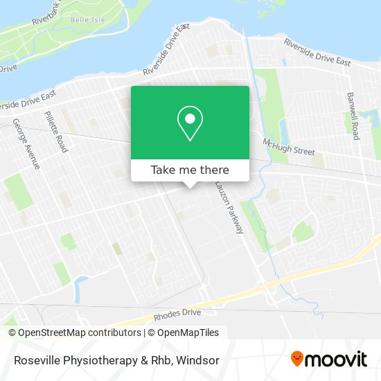 Roseville Physiotherapy & Rhb map