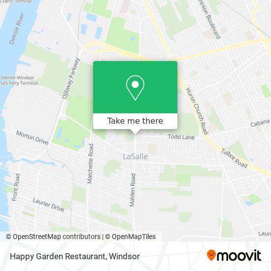 Happy Garden Restaurant map