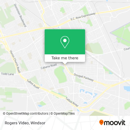 Rogers Video map