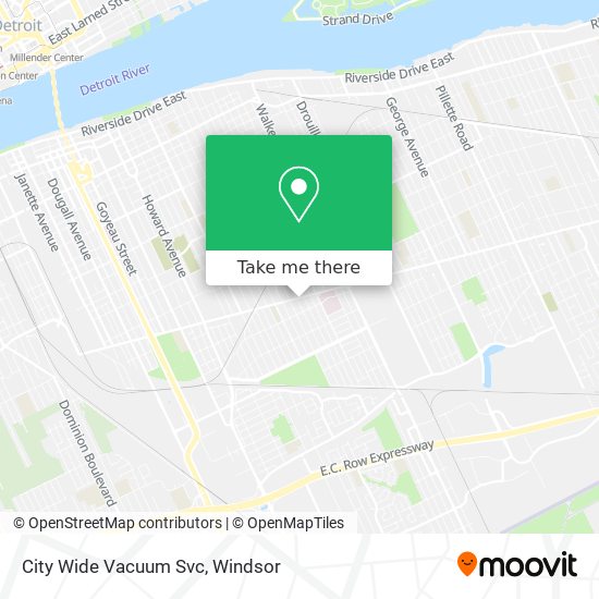 City Wide Vacuum Svc map