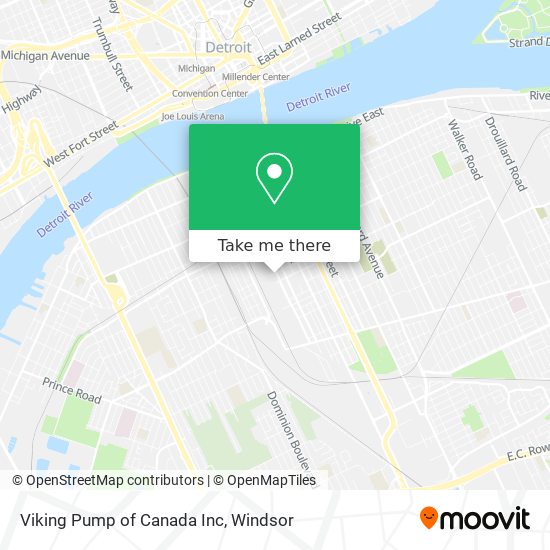 Viking Pump of Canada Inc map