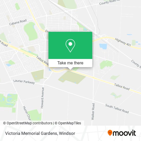 Victoria Memorial Gardens plan